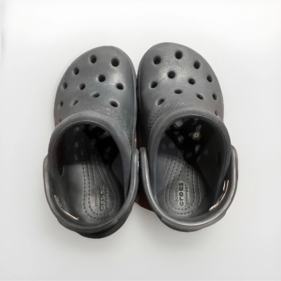 Crocs Kids Classic Clogs Black Size C7 - Picture 6 of 7